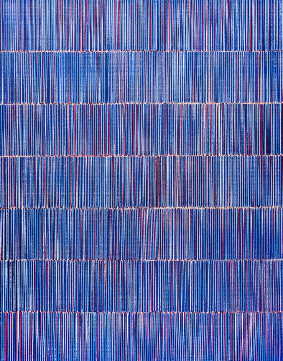 Nikola Dimitrov, Farb Klang Blau Rot III, 2019
